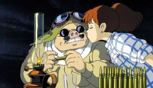 붉은 돼지 영화 속 장면