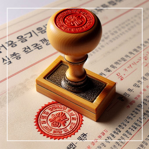  인감증명서 발급 신청
