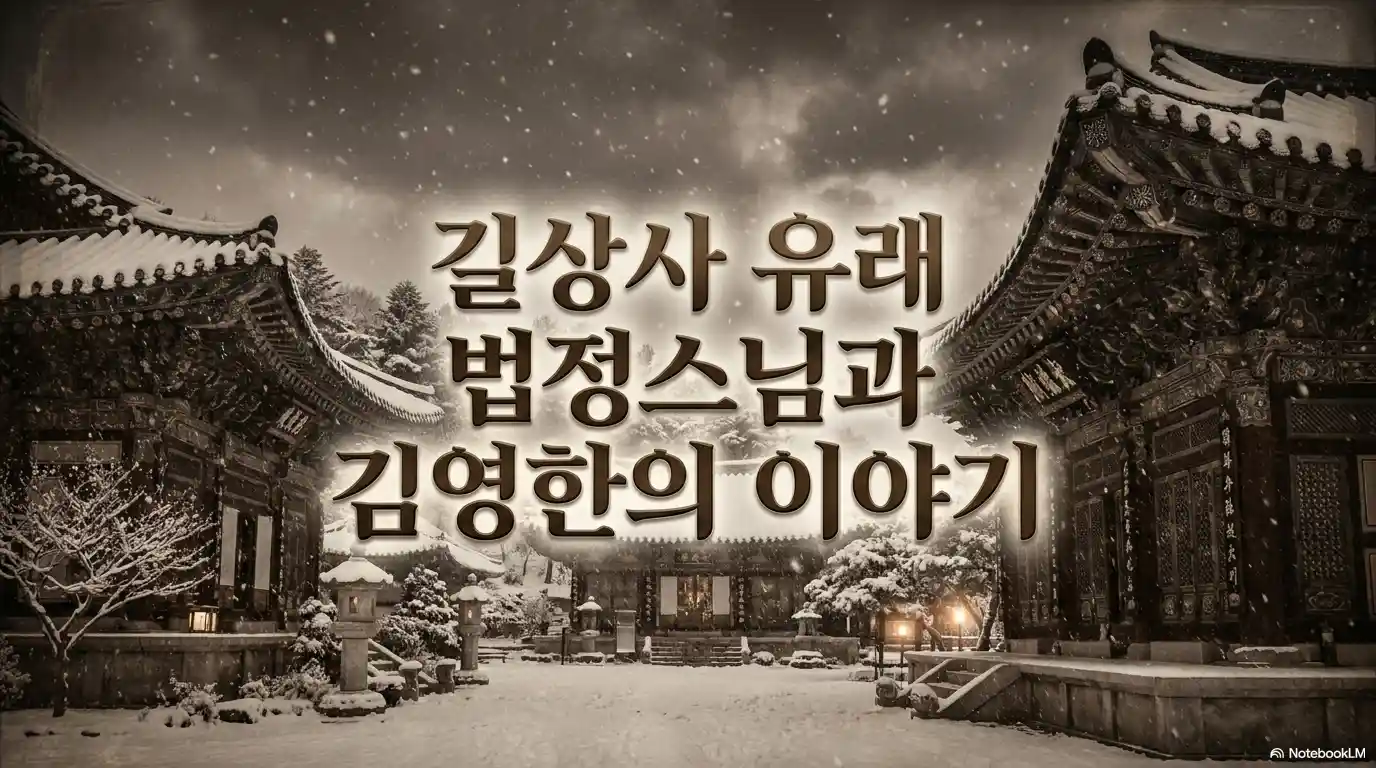 길상사 유래 법정스님과 김영한의 이야기 썸네일 - 눈 내리는 성북동 한옥 사찰 대원각 창건 사연