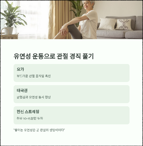 관절 튼튼하게! 퇴행성 관절염 예방을 위한 효과적인 운동법