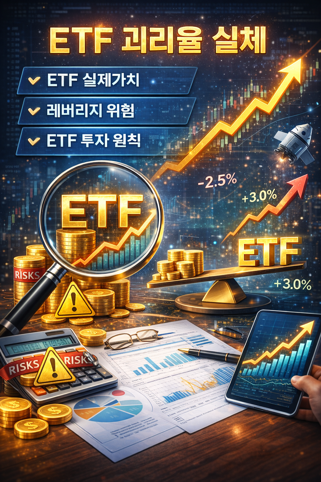 ETF 괴리율 실체(ETF 실제가치, 레버리지 위험, ETF 투자 원칙)
