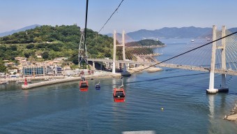 여수 해상케이블카 정경