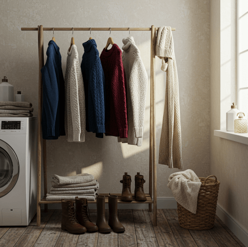 크린토피아 겨울옷 세탁물 사진