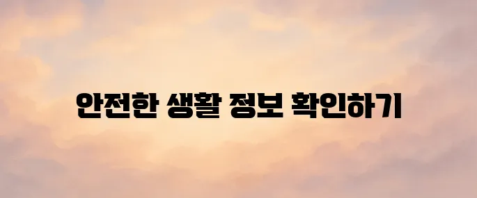 엠세이퍼 홈페이지 바로가기 (www.msafer.or.kr)