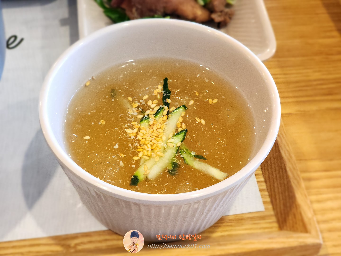 육회비빔냉면 + 연탄단품