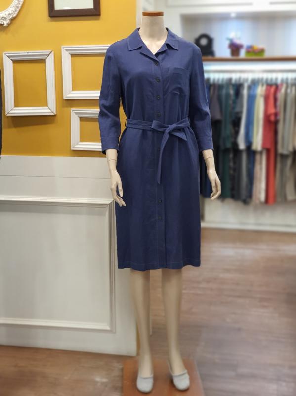 BCBG 마투 린넨 원피스 B1B3O673