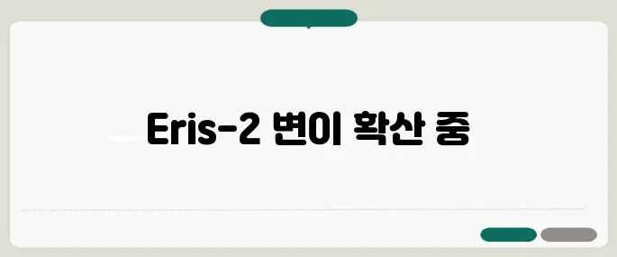 WHO가 경고하는 ‘Eris-2’ 변이의 확산, 개량된 5가 백신의 긴급 승인이 이루어졌다.