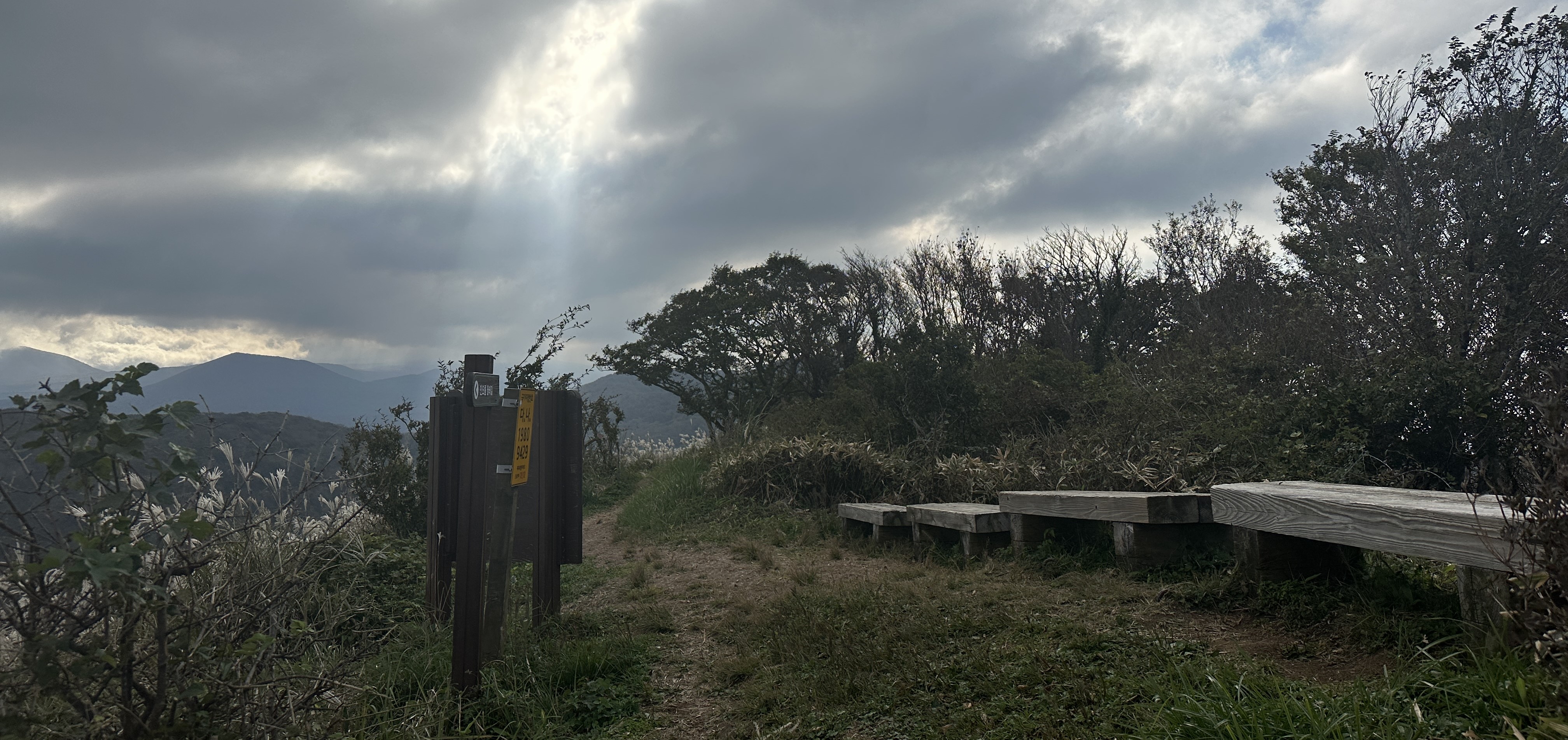 봉개동 민오름 정상