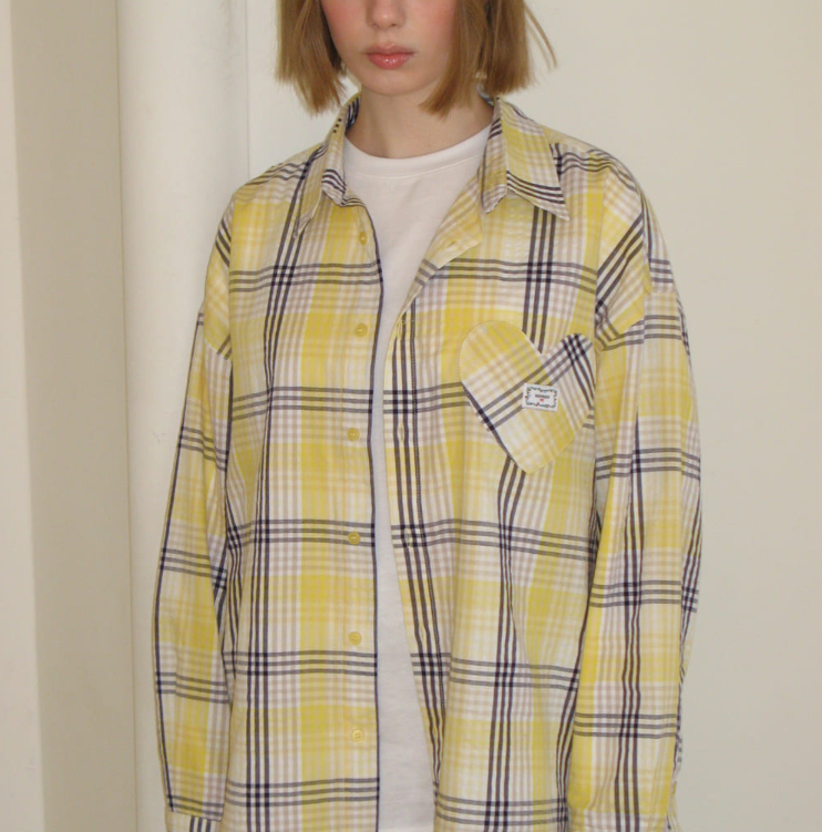 마리와 별난 아빠들 4회 강마리 패션, 하승리 체크 셔츠