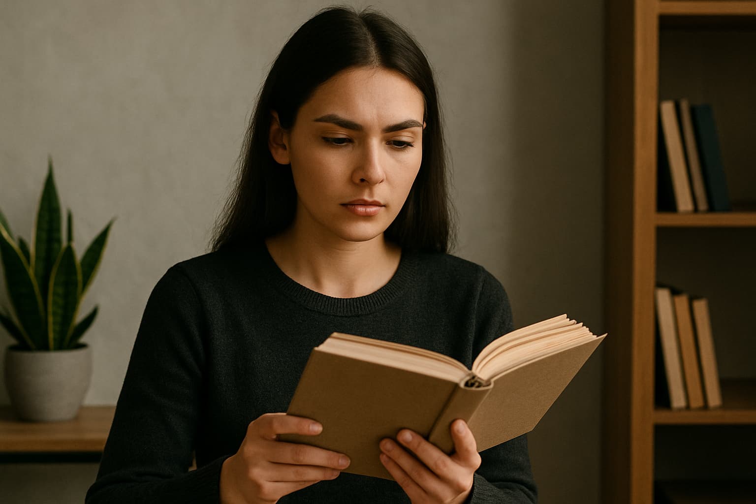 합리적 사고를 중시하는 INTJ 여자, 독서를 통해 자기계발에 집중