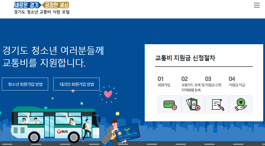경기도-청소년-교통비-지원-대상-금액-신청방법