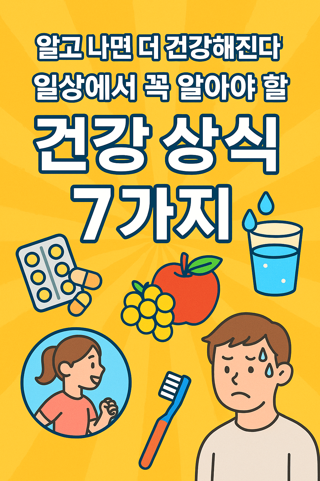 알고 나면 더 건강해진다! 일상에서 꼭 알아야 할 건강 상식 7가지