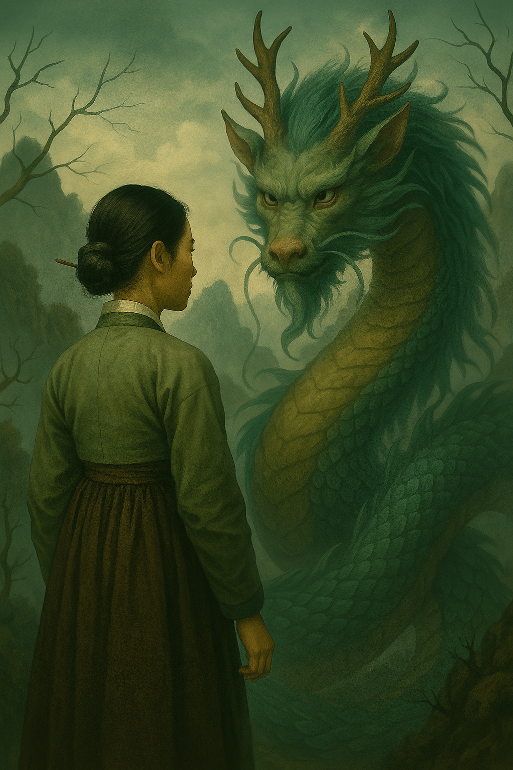 한국 설화 기반 판타지 영화 장면