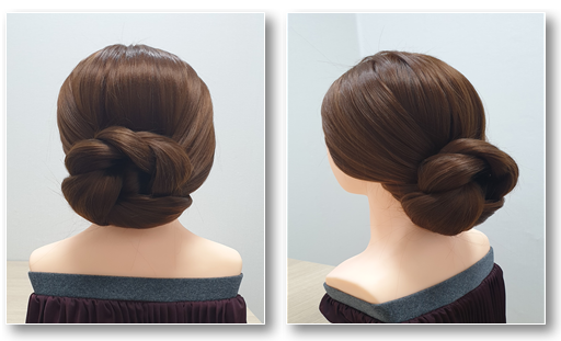 로우 트위스트 번 업스타일 3과정