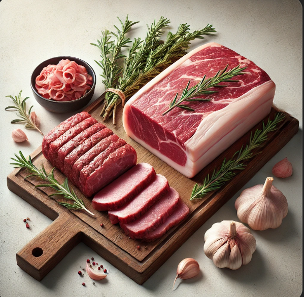 돼지고기와 소고기