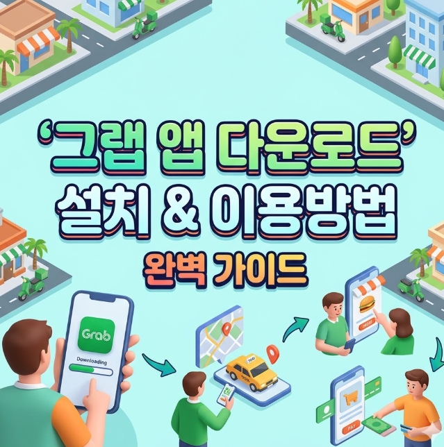 그랩 앱 다운로드 설치 이용방법