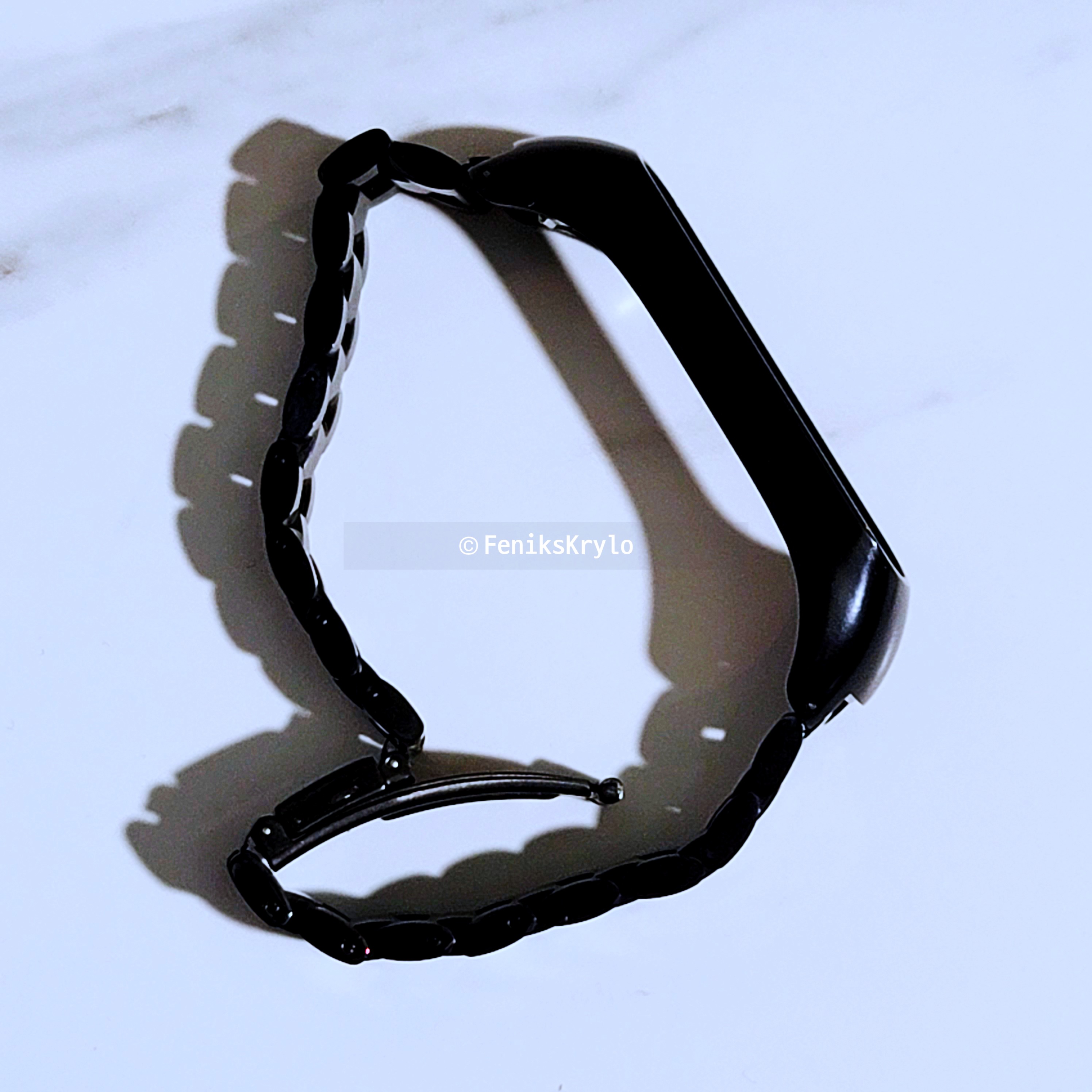 갤럭시-핏2-블랙-메탈-스트랩모습이다.