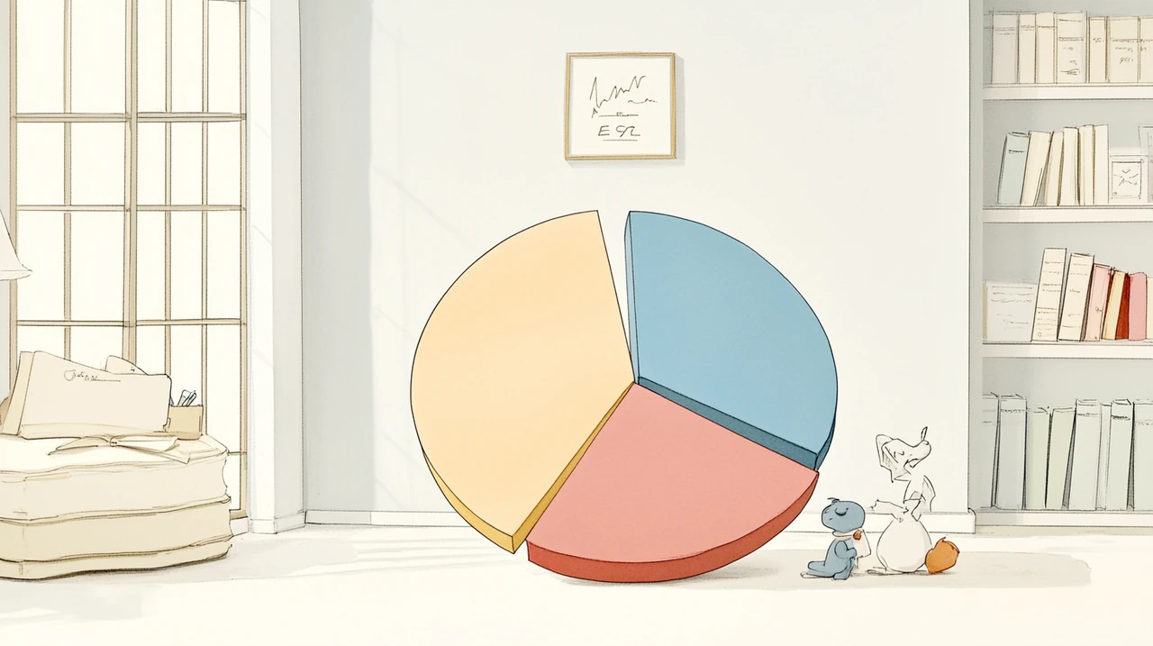 2025년 연금 ETF 분산투자 전략을 보여주는 파이 차트, S&P500, 나스닥100, 테마별 ETF를 각각 색상과 명칭으로 쉽게 구분. 연금계좌 ETF 리스트, 글로벌 분산 투자, 포트폴리오 최적화, 자산 배분, 초보 투자자 안내 핵심 키워드를 모두 반영. 전문적이고 신뢰감 있는 재무 플랜 느낌 전달.