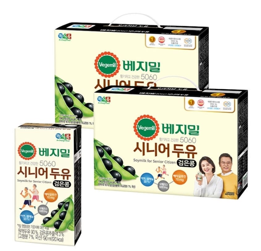 시니어 간식 추천 저당, 무가당 두유