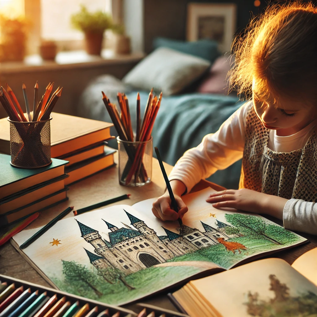 그림책 속 장면 따라 그리기