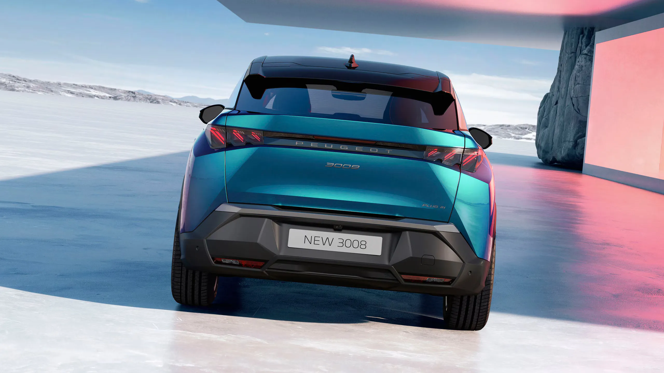 푸조 3008 전기차 이미지