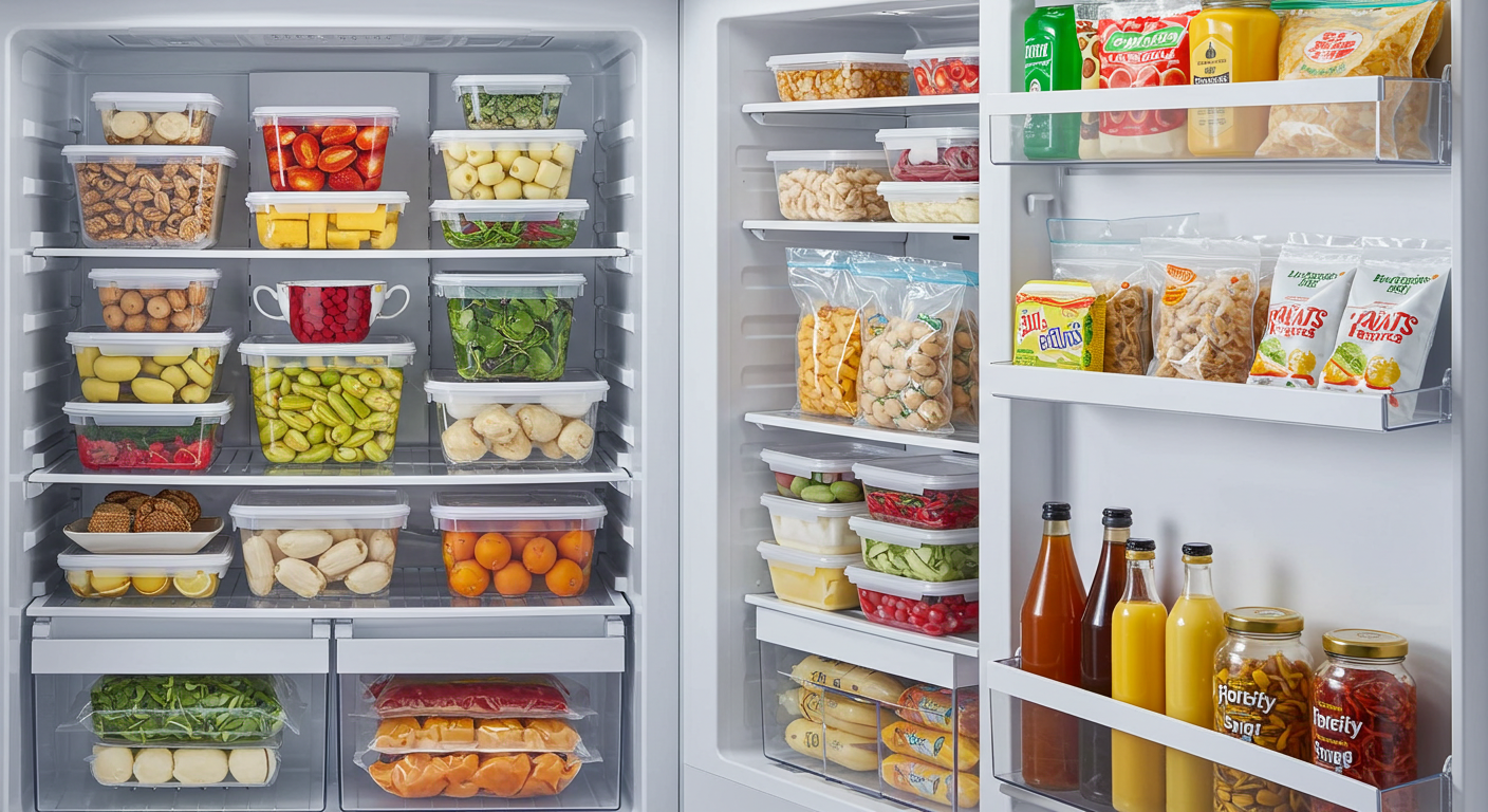 냉동 화상&amp;#44; 진공 포장&amp;#44; 냉장 해동