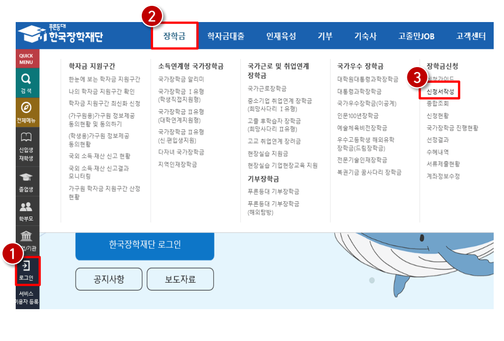 2024년 2차 국가장학금 신청방법