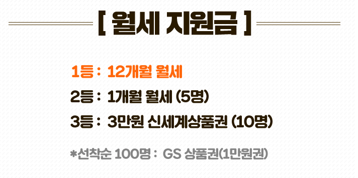 직방 월세지원제도