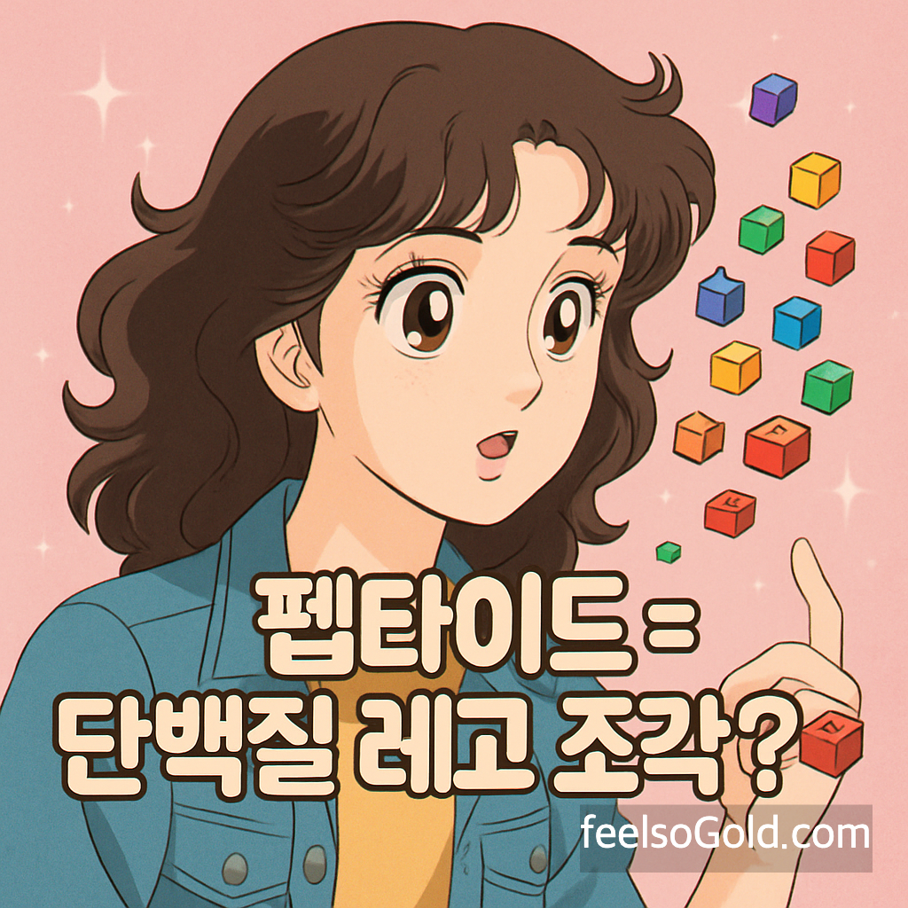 펩타이드 = 단백질 레고 조각? 🧱