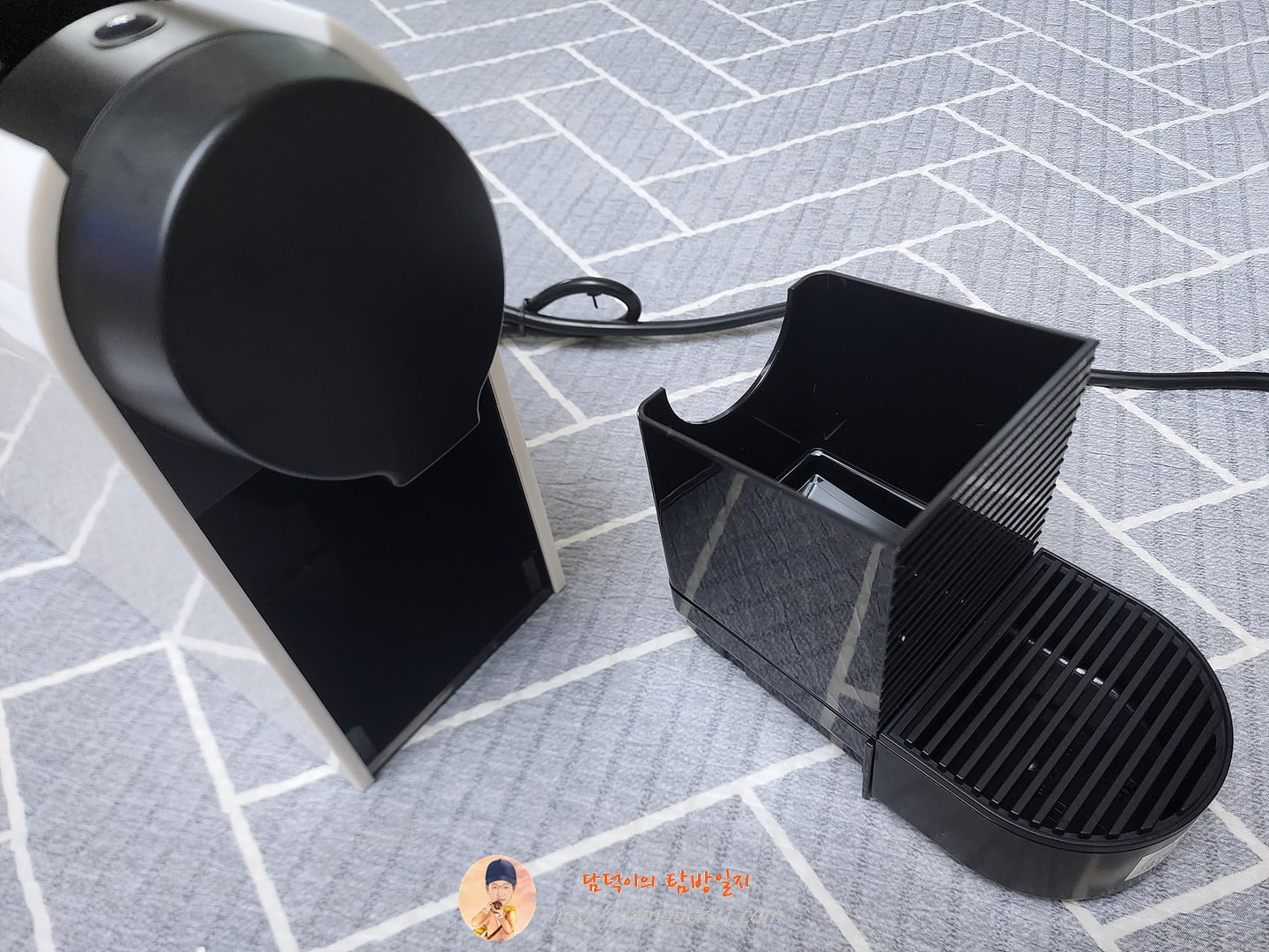 바리스타 미니 캡슐 컨테이너, 컵 받침대, 외장 오수받이, 내장 오수받이