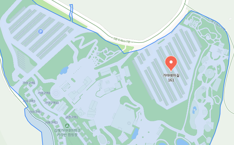 빛 축제 영원 주차장