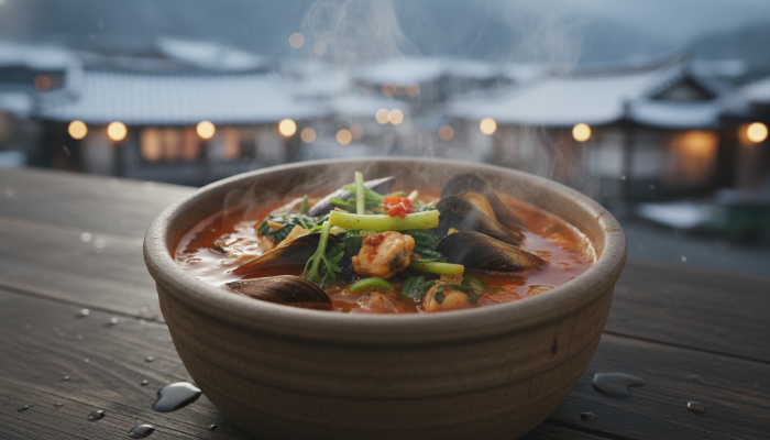강원도 양양의 명물, 얼큰하고 시원한 섭국 한 그릇.
