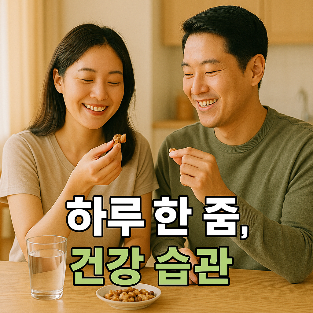 견과류 섭취 생활화