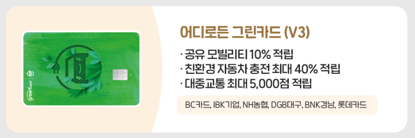 그린 카드 홈페이지 발급신청 혜택