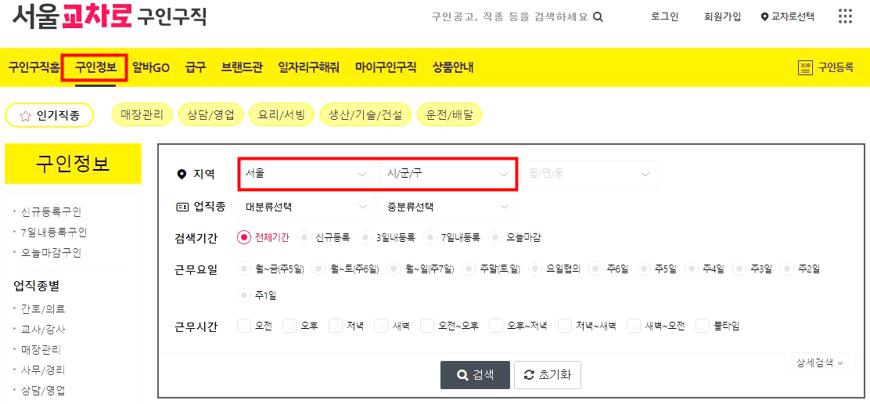 서울 교차로