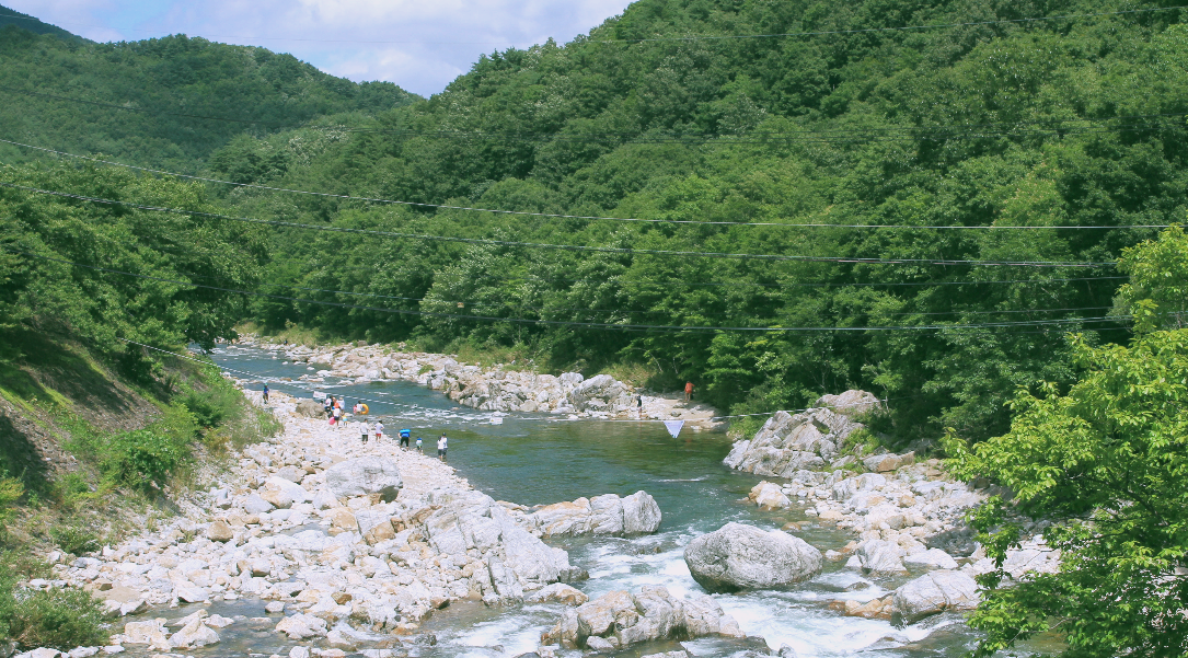 지리산 뱀사골 계곡