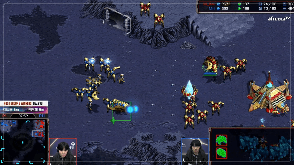 SSL 24강 B조 승자전 앞마당싸움