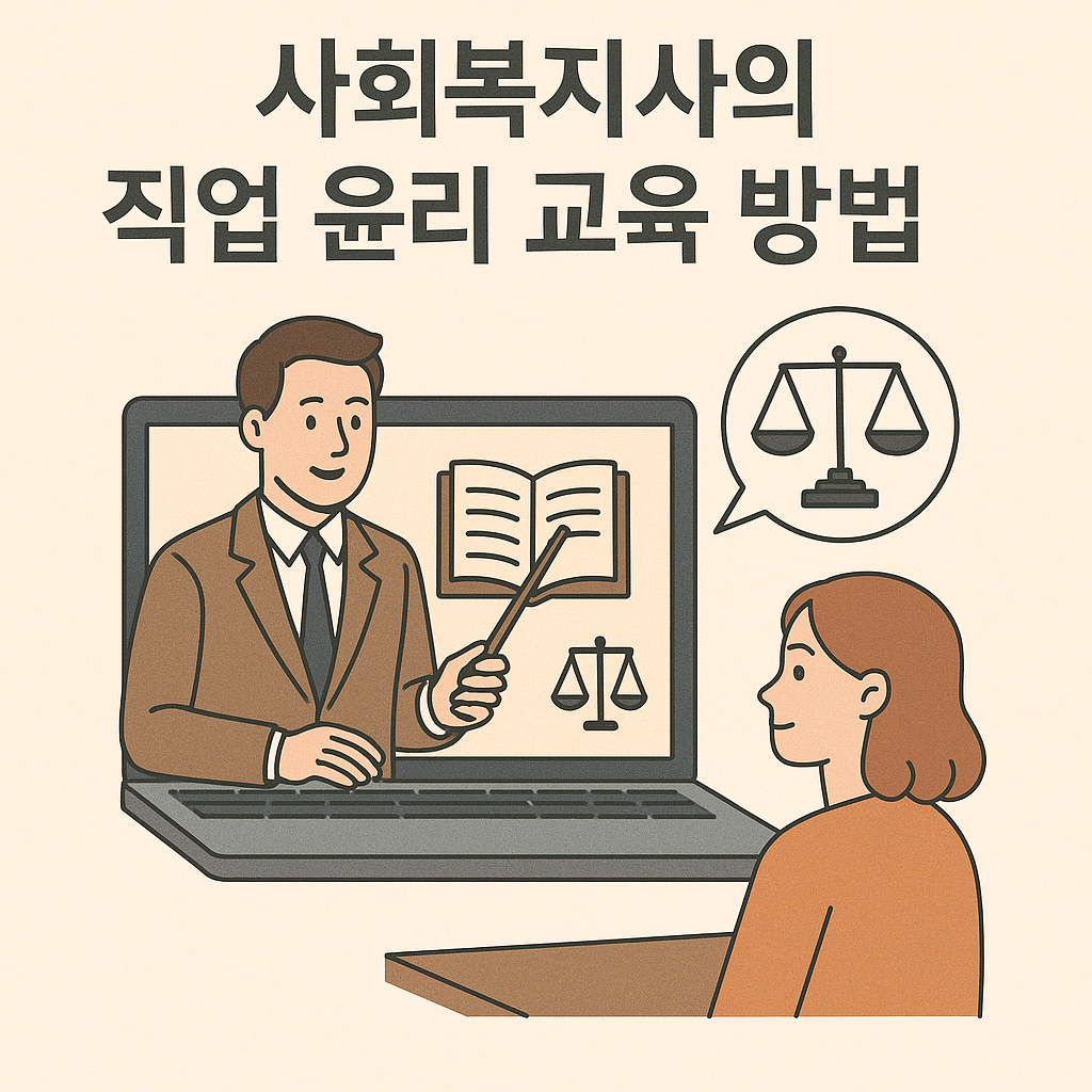 사회복지사, 직업 윤리 교육