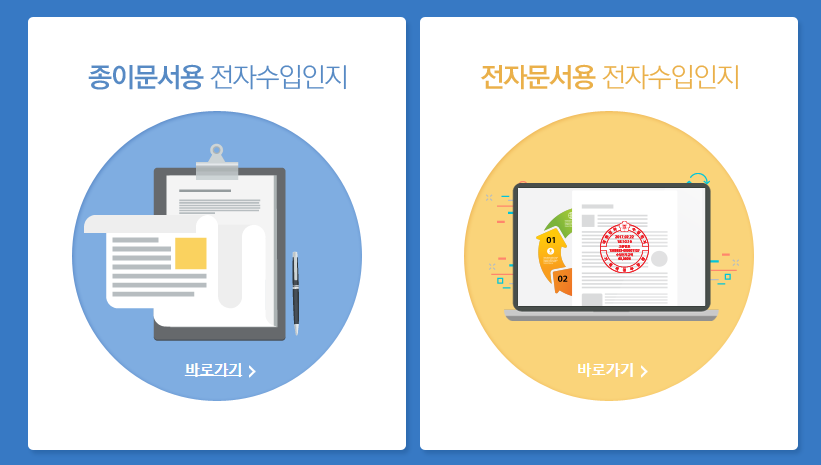 전자수입인지 종류