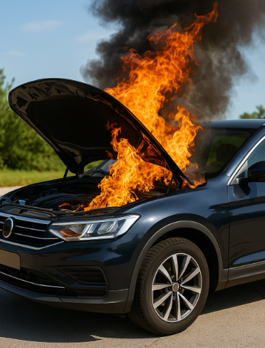 여름철 차량 화재 예방
