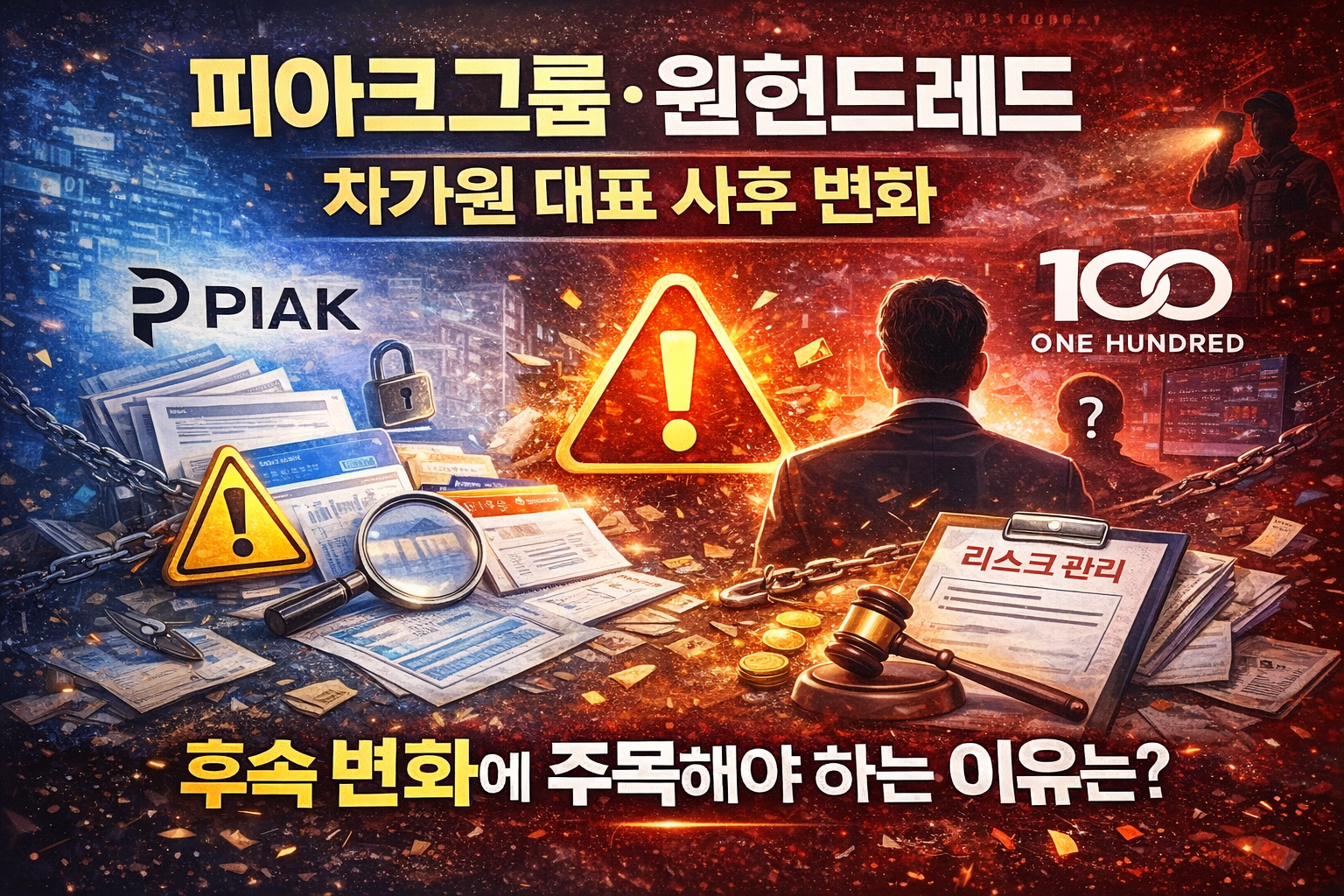 피아크그룹&middot;원헌드레드 차가원 대표 관련 보도 이후 변화