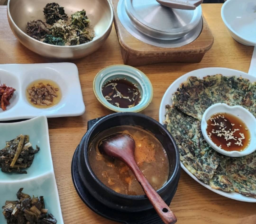 산나물집 한상