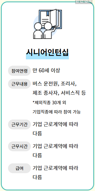 2025년 노인일자리 지원사업 안내 여기 홈페이지 바로가기