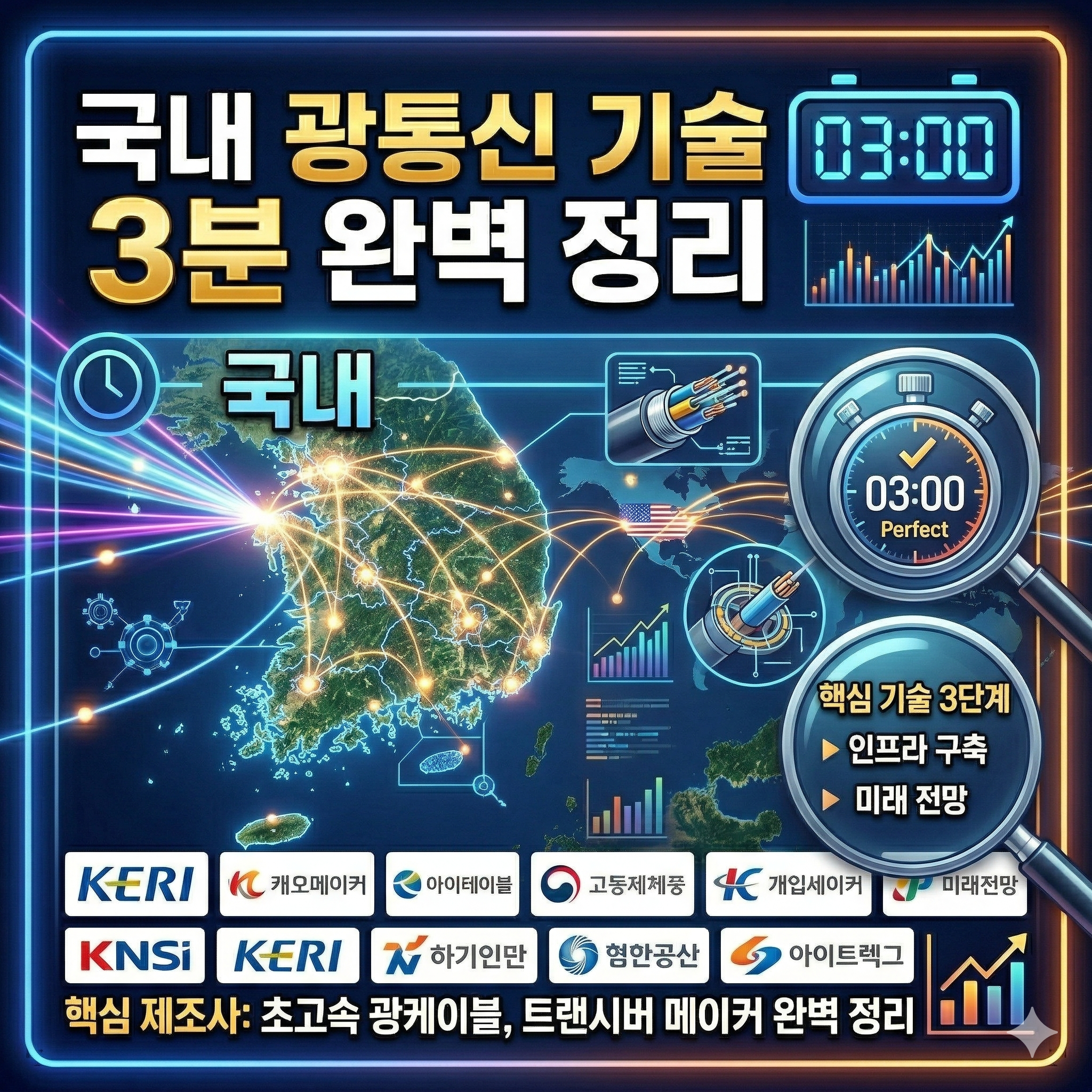 국내 광통신 기술 3분 완벽 정리