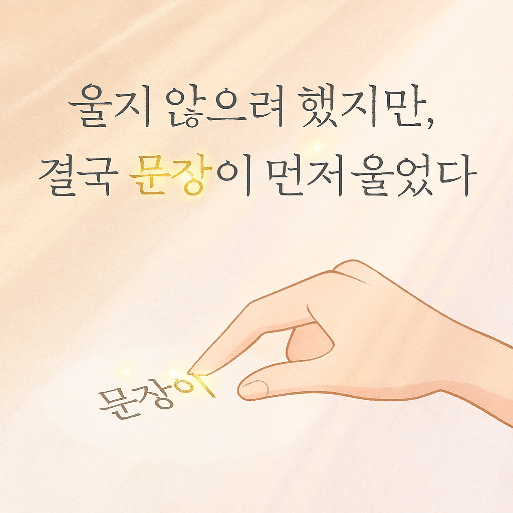 손 일러스트 - 당신의 손끝도 뭔가를 쓰고 싶어 하는가