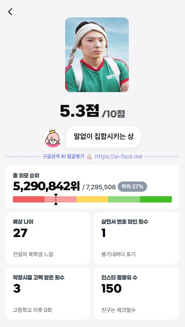 재미로 보는 ai얼평