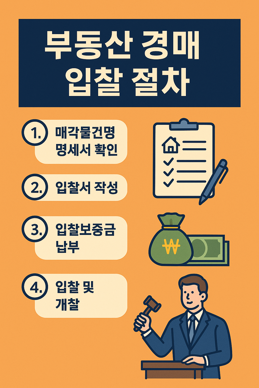 [부동산 경매 입찰 절차] 제대로 몰랐다간 보증금 날립니다
