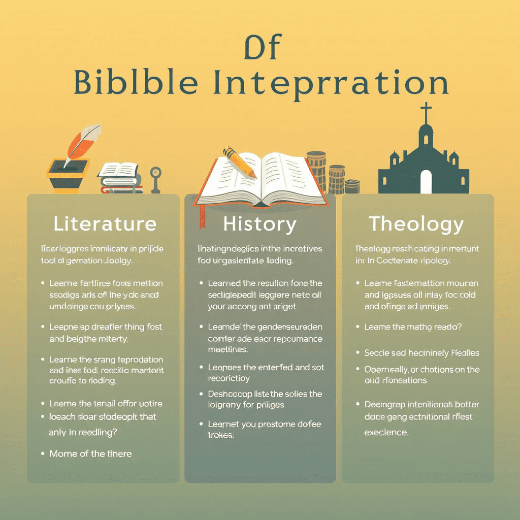 성경 해석 방법 총정리