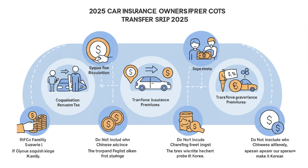 지금 알아보세요! 2025년 자동차 보험 명의 변경, 숨겨진 비용까지 완전 분석