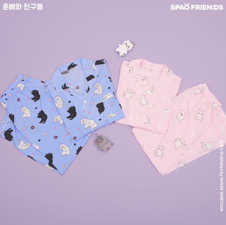 스파오 콜라보 파자마